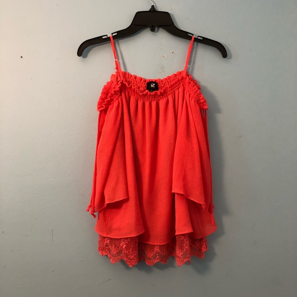 Coral Blouse